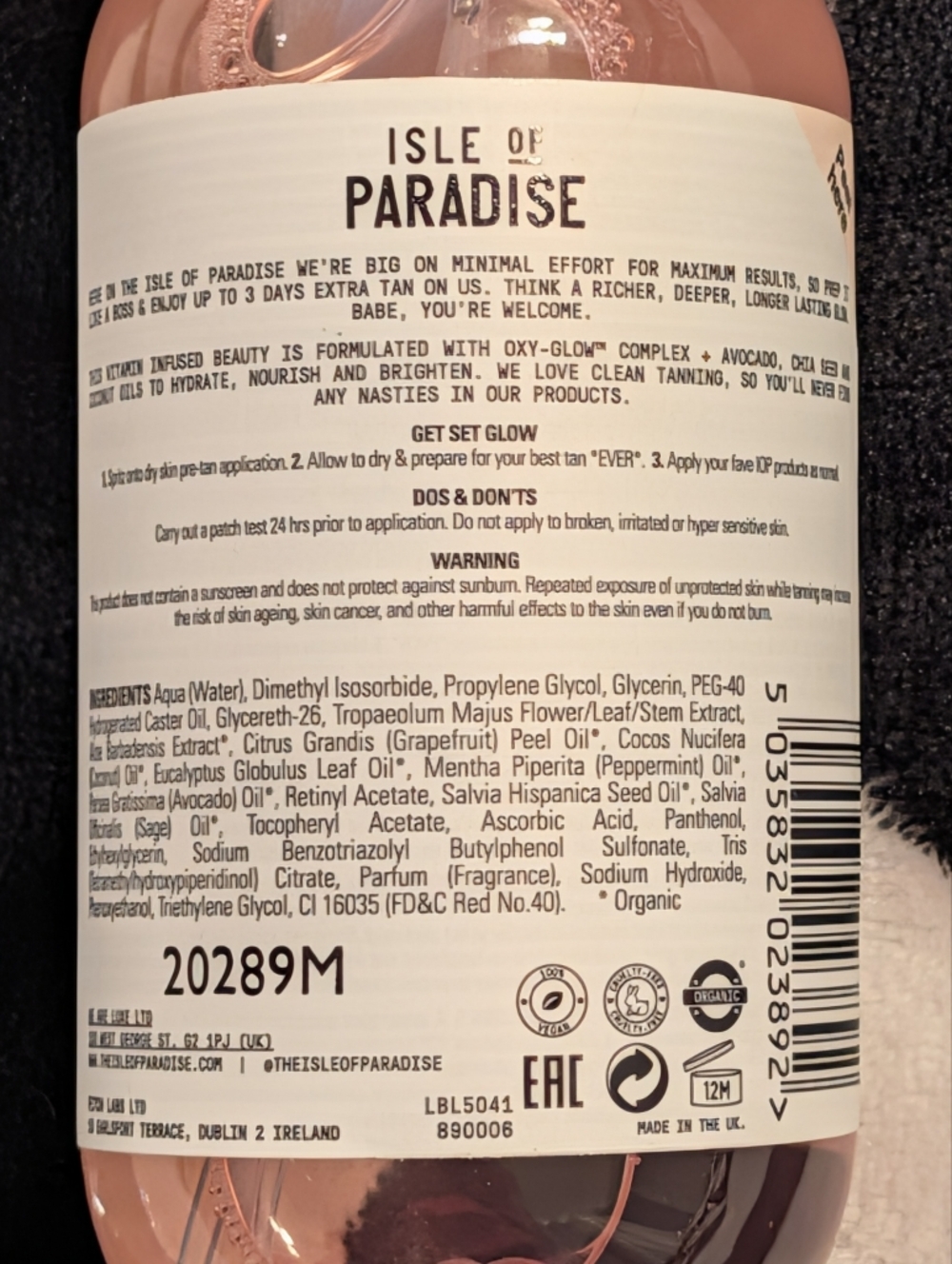 Isle of Paradise Prep It Self-Tan Priming Spray 200ml 🆕 - Picture 4 of 4